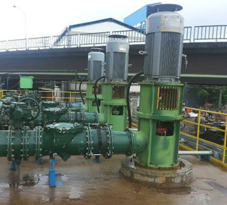 巴西CSN公司钢厂项目立式长轴泵(长轴液下泵)